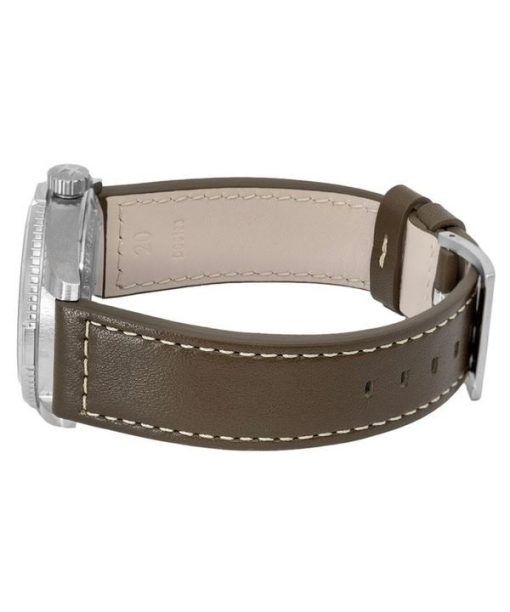 Hamilton Khaki Field Expedition Lederarmband, schwarzes Zifferblatt, automatische H70225830 100M Herrenuhr