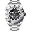 Invicta Venom GMT Edelstahl schwarzes Zifferblatt Quarz 45729 100M Herrenuhr