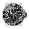 Invicta Pro Diver Scuba GMT Edelstahl schwarzes Zifferblatt Quarz 45745 100M Herrenuhr