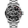 Invicta Speedway GMT Edelstahl schwarzes Zifferblatt Quarz 45755 100M Herrenuhr