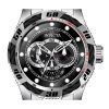 Invicta Speedway GMT Edelstahl schwarzes Zifferblatt Quarz 45755 100M Herrenuhr