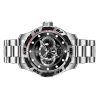 Invicta Speedway GMT Edelstahl schwarzes Zifferblatt Quarz 45755 100M Herrenuhr