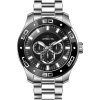 Invicta Pro Diver Scuba GMT Edelstahl schwarzes Zifferblatt Quarz 45756 100M Herrenuhr