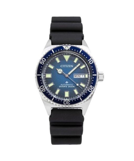 Citizen Promaster Automatik-Taucheruhr mit Kautschukarmband und blauem Zifferblatt NY0129-07L 200M