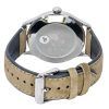 Orient Bambino Version 4, klassisches Wildlederarmband, blaues Zifferblatt, automatische Herrenuhr RA-AC0P03L10B