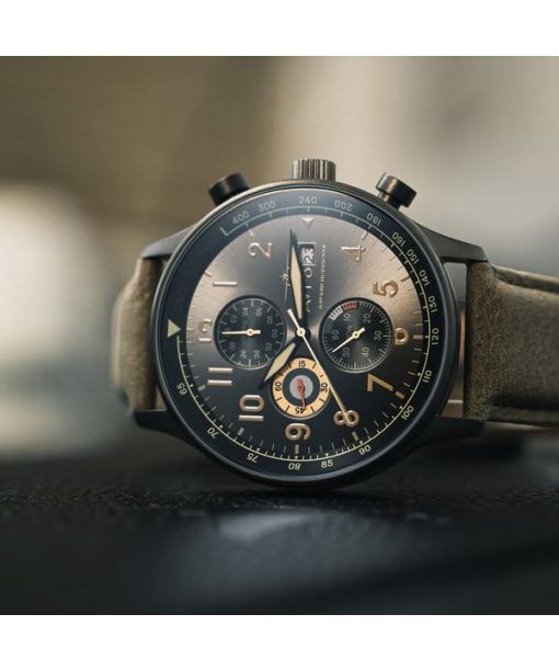 AVI-8 Hawker Hurricane Tachymeter Quarz AV-4011-0E Herrenuhr