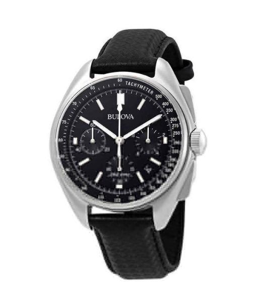 Bulova Special Edition Moon Apollo Lunar Pilot Chronograph Schwarzes Zifferblatt Quarz 96B251 Herrenuhr