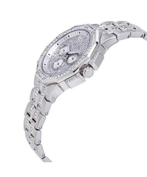 Bulova Octava Crystal Accents Silber Multifunktions-Zifferblatt Quarz 96C134 Herrenuhr