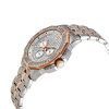 Bulova Octava Crystal Accents zweifarbiges silbernes Multifunktions-Zifferblatt Quarz 98C133 Herrenuhr