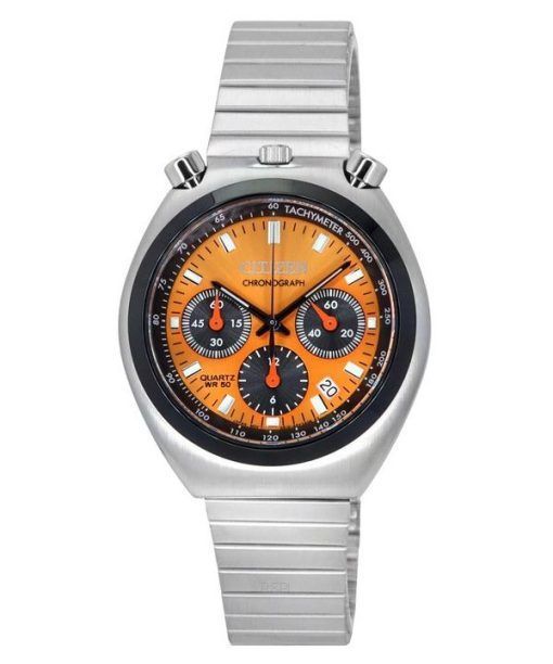 Citizen Bullhead Tsnuo Chronograph Limited Edition Edelstahl Orange Zifferblatt Quarz AN3660-81X Herrenuhr