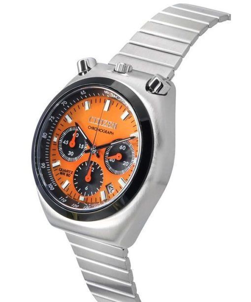 Citizen Bullhead Tsnuo Chronograph Limited Edition Edelstahl Orange Zifferblatt Quarz AN3660-81X Herrenuhr