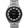 Citizen Eco-Drive 365 Edelstahl schwarzes Zifferblatt BN1014-55E 100M Herrenuhr