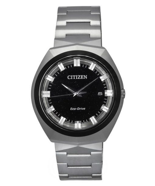 Citizen Eco-Drive 365 Edelstahl schwarzes Zifferblatt BN1014-55E 100M Herrenuhr