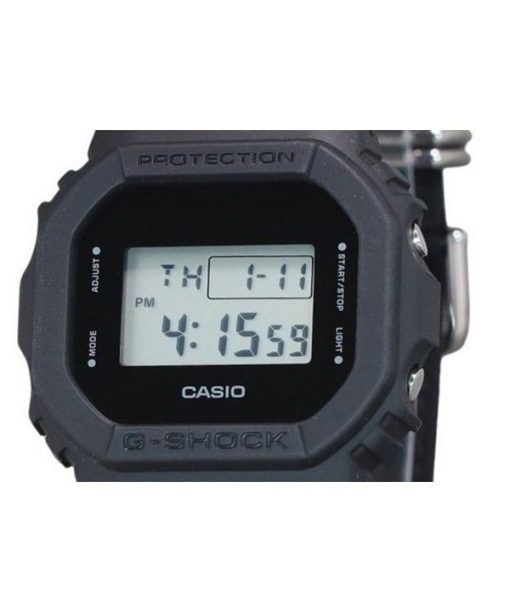 Casio G-Shock Digital Eco Stoffarmband Quarz DW-5600BCE-1 200M Herrenuhr