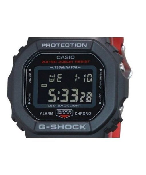 Casio G-Shock Digital Harzarmband Quarz DW-5600UHR-1 200M Herrenuhr