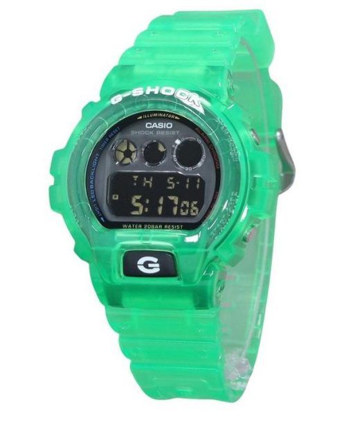 Casio G-Shock Joytopia Digital durchscheinendes grünes Harzarmband Quarz DW-6900JT-3 200M Herrenuhr