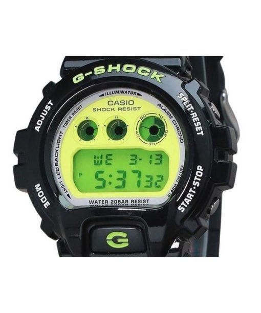 Casio G-Shock Digital Schwarzes Armband aus biobasiertem Harz Quarz DW-6900RCS-1 200M Herrenuhr