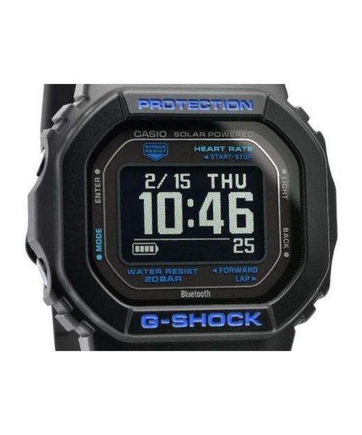 Casio G-Shock G-Squad Digital Smartphone Link Bluetooth Biobasiertes Harz Solar DW-H5600-1A2 200M Herrenuhr