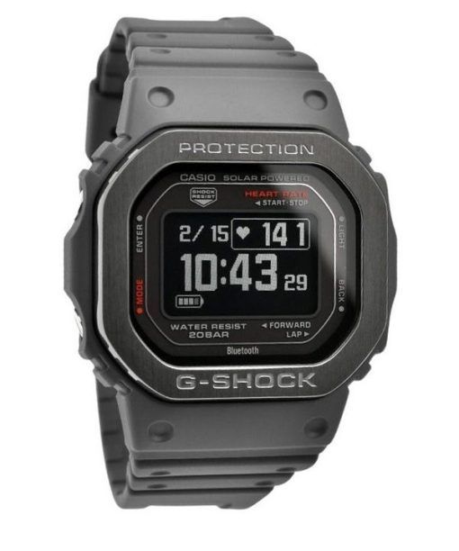 Casio G-Shock G-Squad Digital Smartphone Link Bluetooth Biobasiertes Harz Solar DW-H5600MB-8 200M Herrenuhr