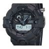 Casio G-Shock Analog Digital Eco Stoffarmband schwarzes Zifferblatt Quarz GA-700BCE-1A 200M Herrenuhr