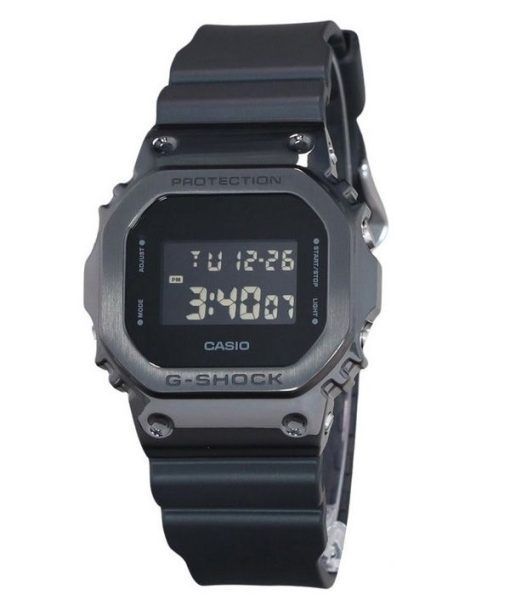 Casio G-Shock Digital Metalllünette Harzarmband Quarz GM-5600UB-1 200M Herrenuhr