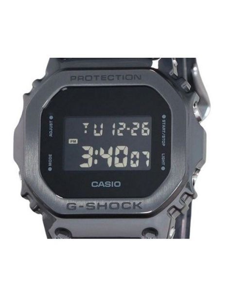 Casio G-Shock Digital Metalllünette Harzarmband Quarz GM-5600UB-1 200M Herrenuhr