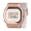 Casio G-Shock Digital Roségold ionenplattierte Lünette Harzarmband Quarz GM-S5600UPG-4 200M Damenuhr