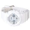 Casio G-Shock Analog-Digital-Armband aus biobasiertem weißem Harz, silbernes Zifferblatt, Quarz GMA-S120VA-7A 200M Damenuhr