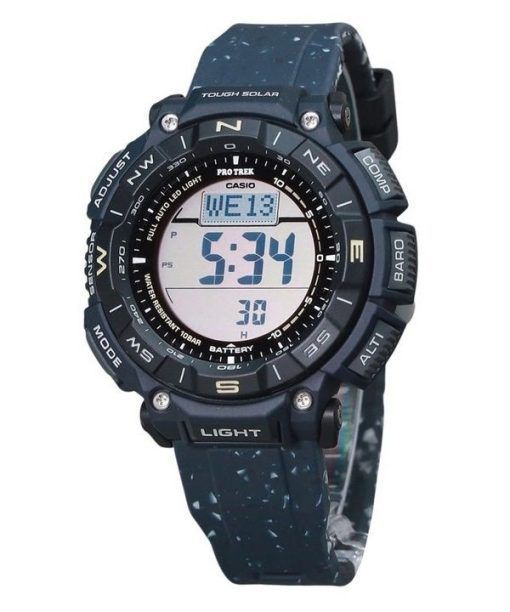 Casio ProTrek Climber Line Digital Blaues Silikonarmband Robuste Solar PRG-340SC-2 100M Herrenuhr