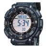 Casio ProTrek Climber Line Digital Blaues Silikonarmband Robuste Solar PRG-340SC-2 100M Herrenuhr