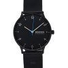 Skagen Riis Midnight Edelstahl schwarzes Zifferblatt Quarz SKW6886 Herrenuhr