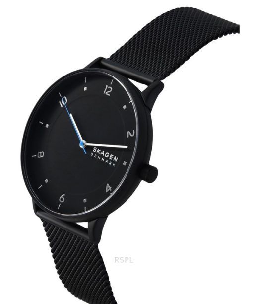 Skagen Riis Midnight Edelstahl schwarzes Zifferblatt Quarz SKW6886 Herrenuhr