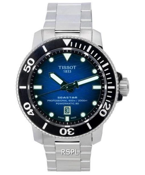 Tissot Seastar 2000 Professional Powermatic 80 Blaues Zifferblatt Taucher T120.607.11.041.01 T1206071104101 600M Herrenuhr