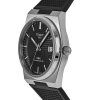 Tissot T-Classic PRX Powermatic 80 Kautschukarmband schwarzes Zifferblatt Automatik T137.407.17.051.00 100M Herrenuhr