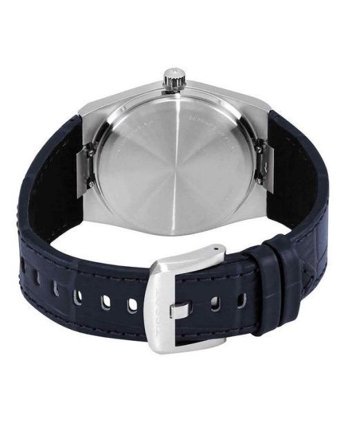 Tissot T-Classic PRX Lederarmband blaues Zifferblatt Quarz T137.410.16.041.00 100M Herrenuhr