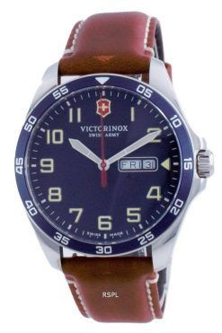 Victorinox Fieldforce Blaues Zifferblatt Edelstahl Quarz 241848 100M Herrenuhr