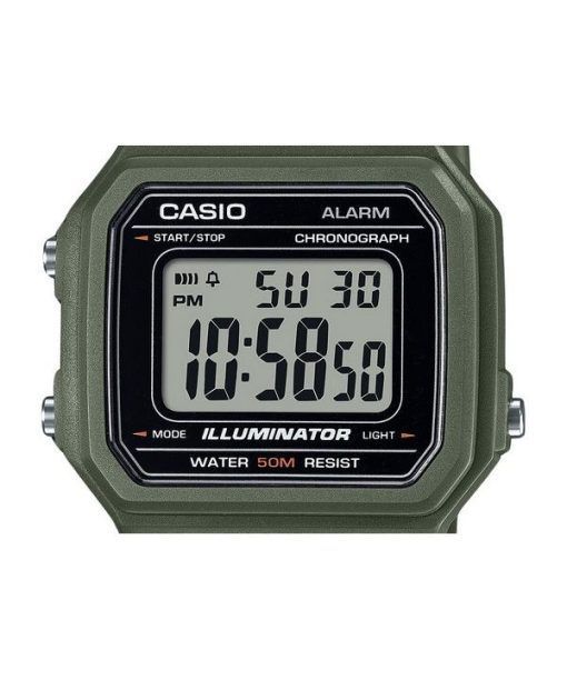 Casio Youth Digital Harzarmband Quarz W-217H-3AV Herrenuhr