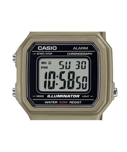 Casio Youth Digital Harzarmband Quarz W-217H-5AV Herrenuhr