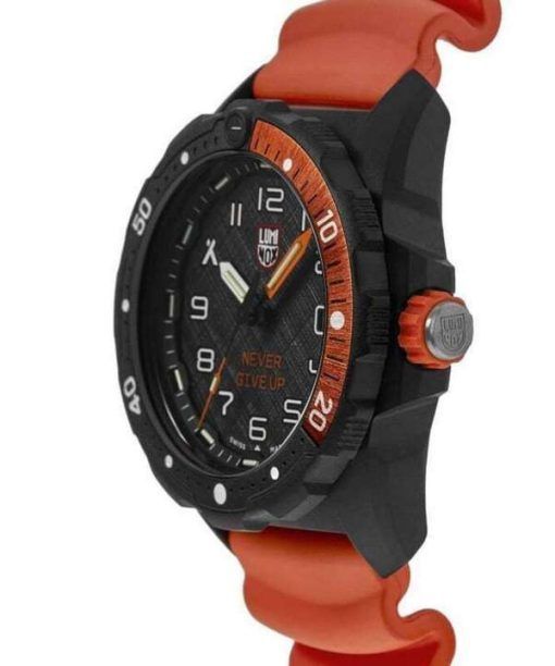 Luminox Bear Grylls Survival Never Give Up Limited Edition schwarzes Zifferblatt Quarz Taucheruhr XB.3729.NGU 200M Herrenuhr