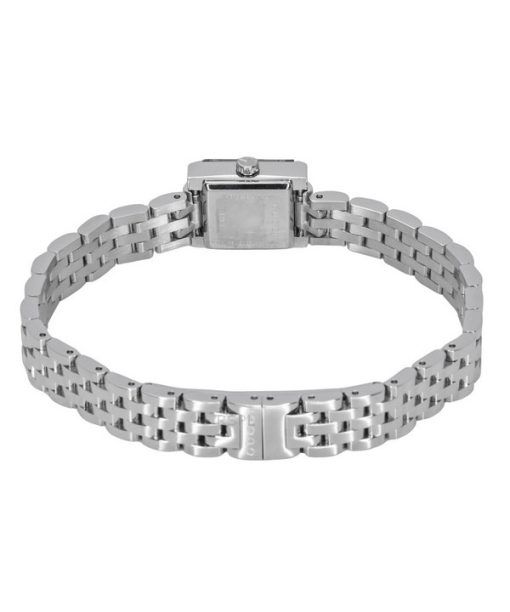 Gucci G-Frame Diamant-Akzente Edelstahl schwarzes Zifferblatt Quarz YA128507 Damenuhr