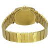 Gucci Grip Goldfarbene Edelstahl-Quarzuhr mit goldenem Zifferblatt YA157409, Unisex