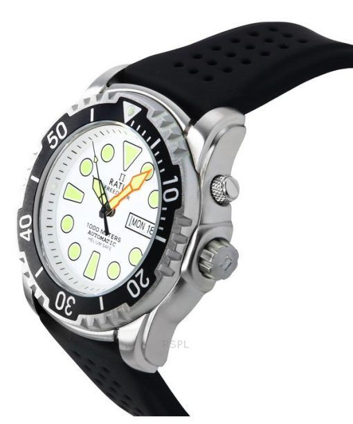 Ratio FreeDiver Version 02 Helium Safe 1000M Saphir Automatik weißes Zifferblatt 1068HA90-34VA-WHT-V02 Herrenuhr