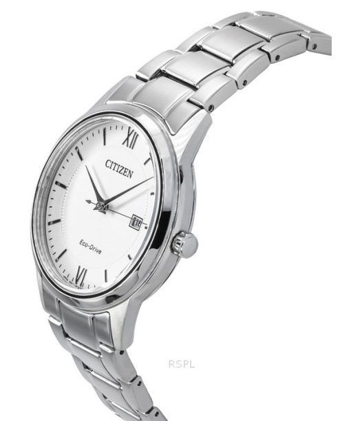 Citizen Eco-Drive Edelstahl Silber Zifferblatt AW1780-84A Herrenuhr