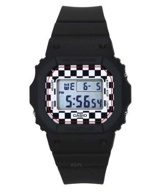 Casio Baby-G Skater Fashion Digital Schwarzes Harzarmband Quarz BGD-565GS-1 100M Damenuhr