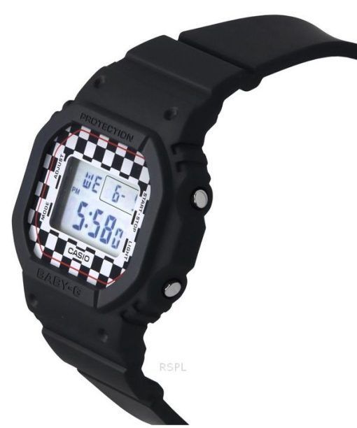 Casio Baby-G Skater Fashion Digital Schwarzes Harzarmband Quarz BGD-565GS-1 100M Damenuhr