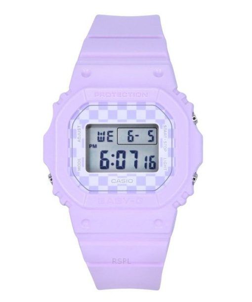 Casio Baby-G Skater Fashion Digital Lila Harzarmband Quarz BGD-565GS-6 100M Damenuhr