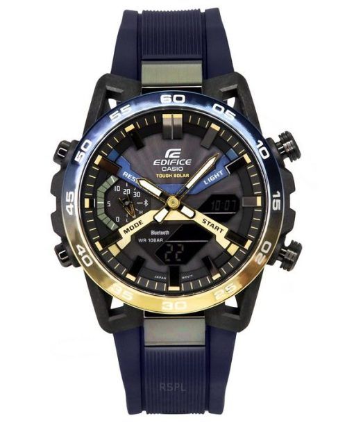 Casio Edifice Sospensione Nighttime Drive Analog-Digital-Smartphone-Link Tough Solar ECB-2000NP-1A 100M Herrenuhr