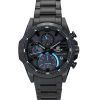 Casio Edifice Analog Chronograph Edelstahl Schwarzes Zifferblatt Solar EQS-940DC-1B 100M Herrenuhr