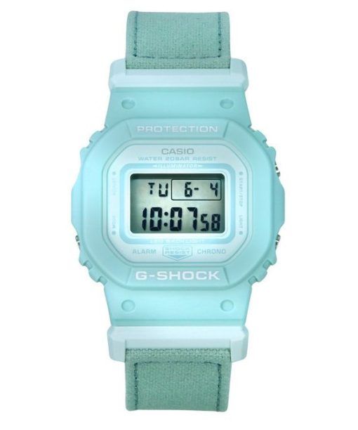 Casio G-Shock Digital Organic Blue Stoffarmband Bio-Harz Quarz GMD-S5600CT-3 200M Damenuhr