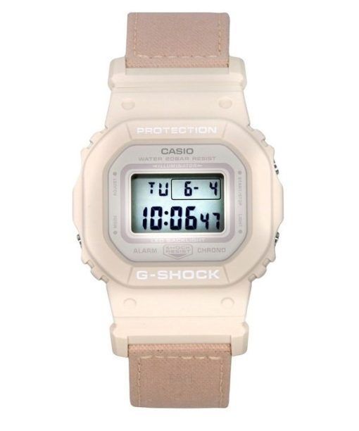 Casio G-Shock Digital Organic Pink Stoffarmband Bio-Harz Quarz GMD-S5600CT-4 200M Damenuhr